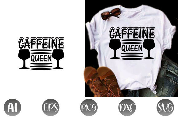 Caffeine Queen: A Designer’s Take on Coffee Quote Embroidery