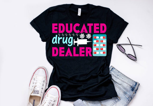 Nurse Quote Design: Embroidering 