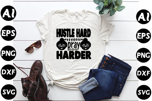 Review: Christmas Quote Design, Hustle Hard