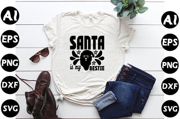 Review: Christmas Quote Design, Santa is My Bes