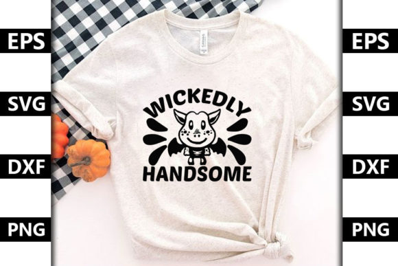 Review: Halloween Quote Design, Wickedly Handsom