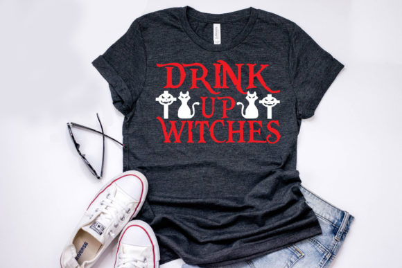 Reviewing the Drink Up Witch Halloween Quote Design